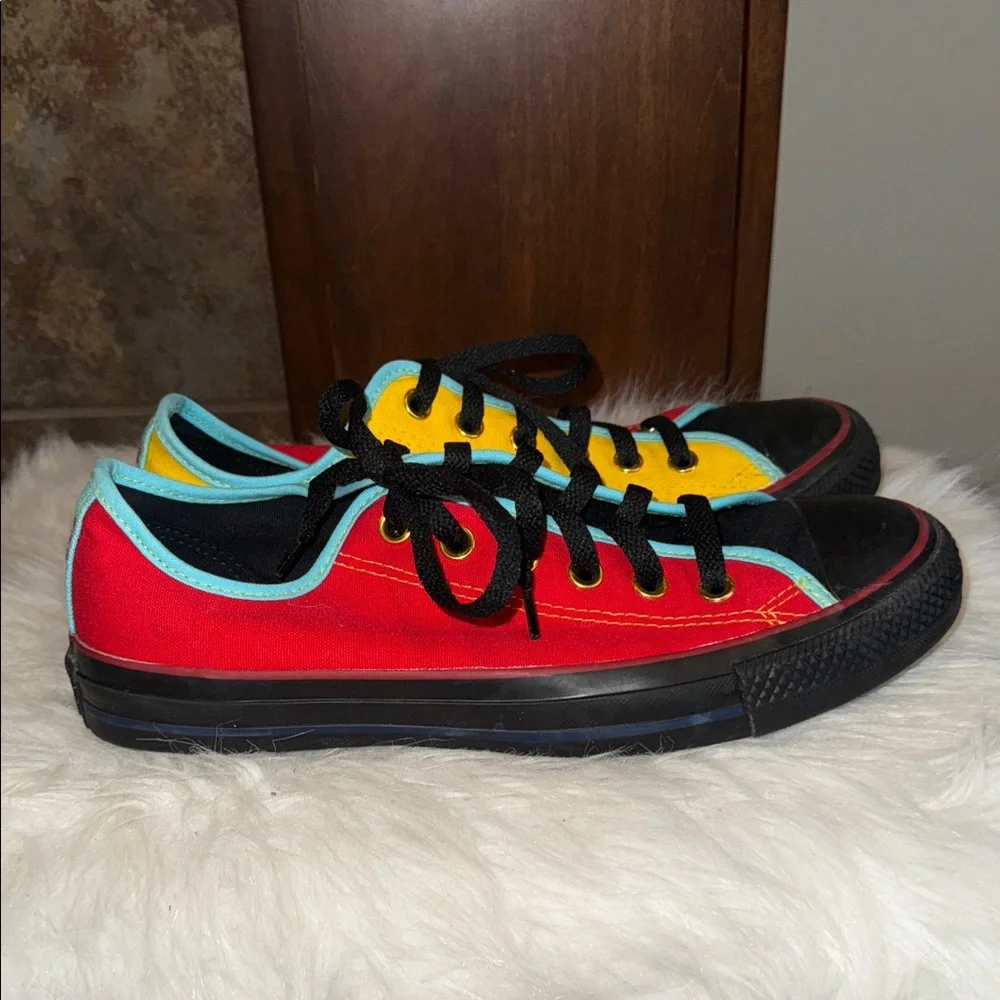 Converse low top Chuck Taylor color block 1920-2020 centennial release M7 W9 - Picture 4 of 13